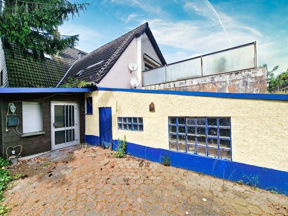 R�ckansicht Einfamilienhaus Herne