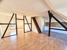 Wohnzimmer-K�che DG Jugendstilhaus mit Gartenidylle in Wanne-S�d - ideal f�r Selbstnutzer und Mehrgenerationenwohnen