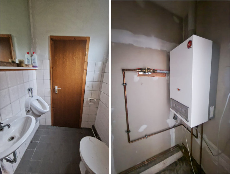 WC-Therme Wohngrundst�ck Herne